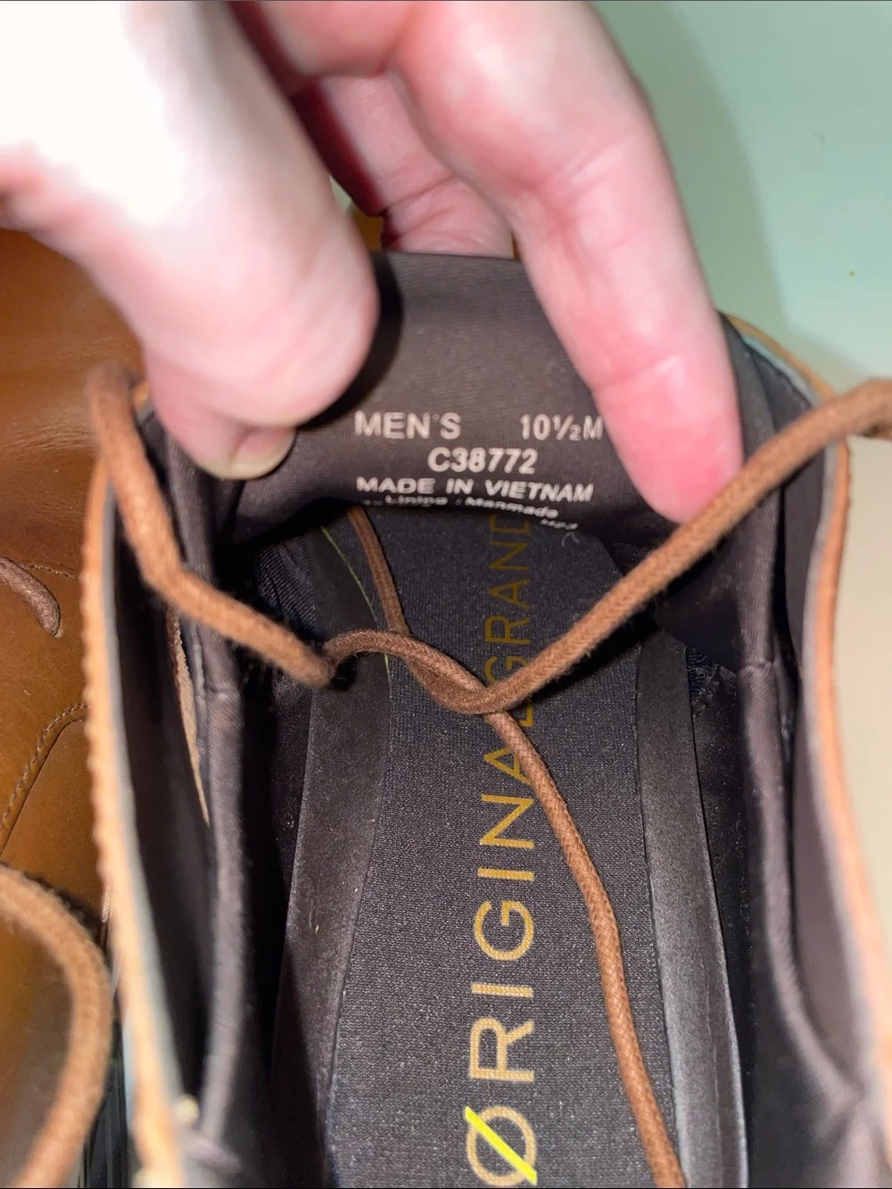 Cole Haan Brown Leather Chukka Boot with Gray Sole